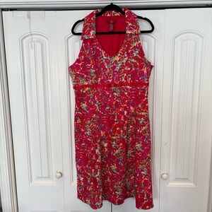 Sangria Pink Floral Dress Size 16‎